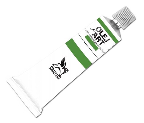 Farba olejna Renesans 60ml Olej For Art  - 37 Zieleń cynobrowa ciemna #1