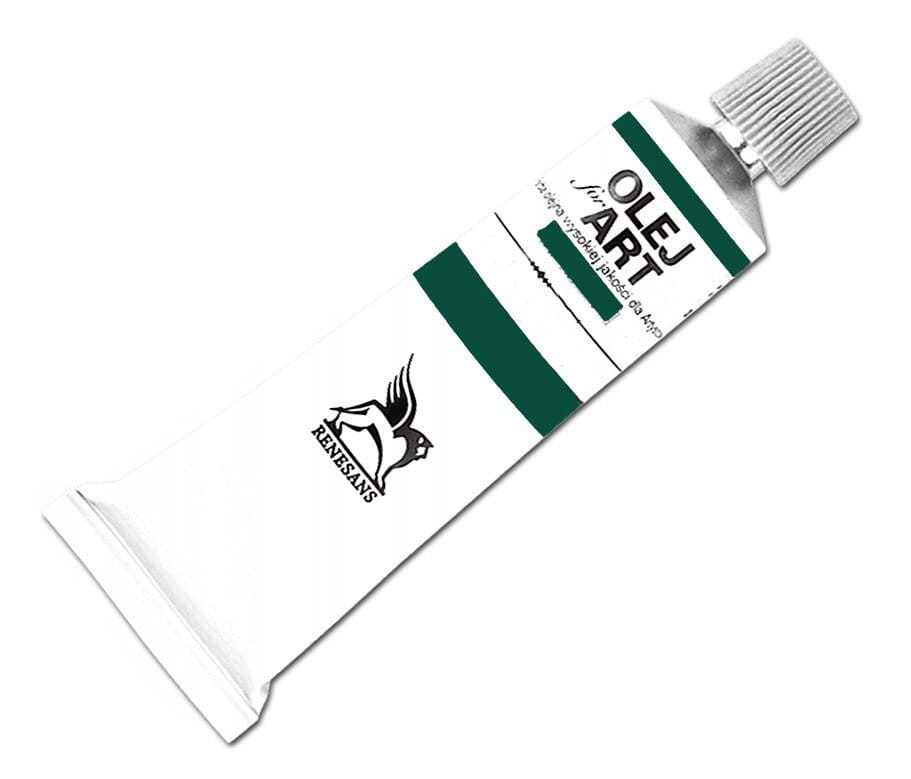 Farba olejna Renesans 60ml Olej For Art - 40 Zieleń szmaragdowa #1