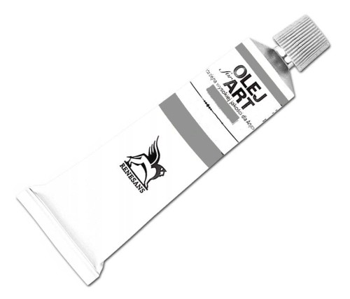 Farba olejna Renesans 60ml Olej For Art - 48 Szary perłowy #1