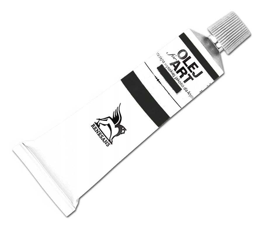 Farba olejna Renesans 60ml Olej For Art  - 49 Czarny Avorio #1