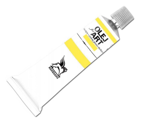 Farba olejna Renesans 60ml Olej For Art - 54 Żółcień tytanowoniklowa #1