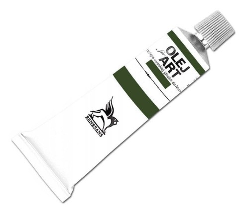 Farba olejna Renesans 60ml Olej For Art - 71 Zieleń soczysta #1