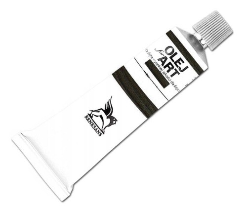 Farba olejna Renesans 60ml Olej For Art - 88 Asfalt - Bitum #1