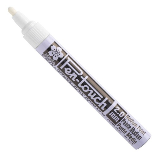 Pisak Pen-touch Medium White 2mm biały #1