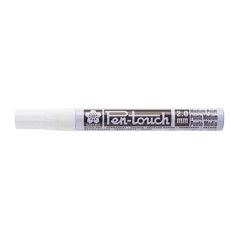 Pisak Pen-touch Medium White 2mm biały #3