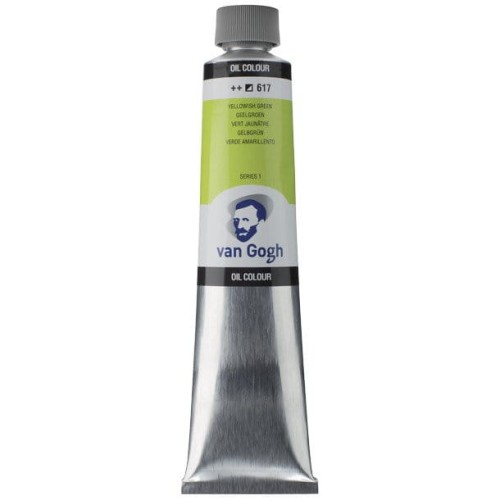 Farba olejna Talens Van Gogh 200 ml - 617 Yellowish green #1