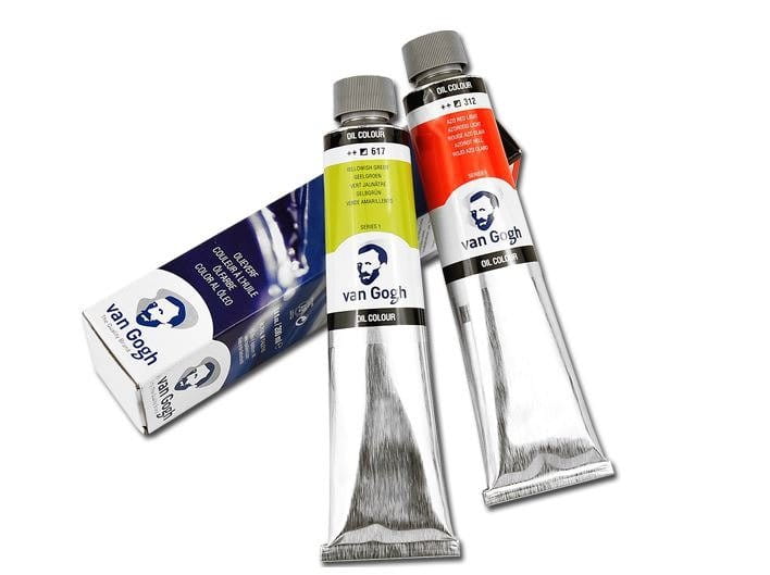 Farba olejna Talens Van Gogh 200 ml - 408 Raw umber #3
