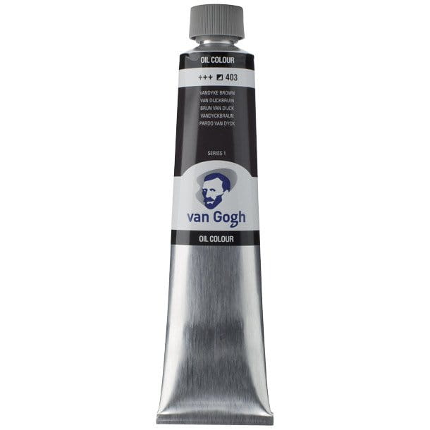 Farba olejna Talens Van Gogh 200 ml - 403 Vandyke Brown  #1