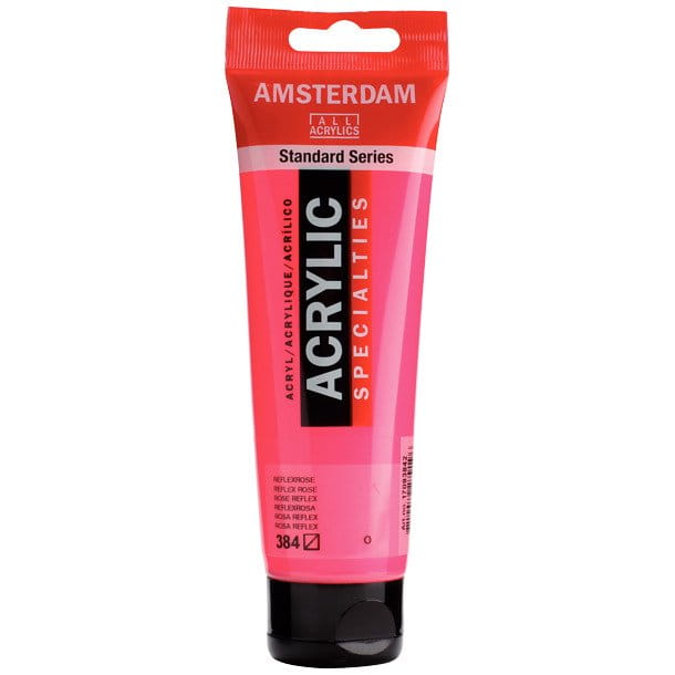 Farba akrylowa Talens Amsterdam 120ml - 384 Reflex rose #1