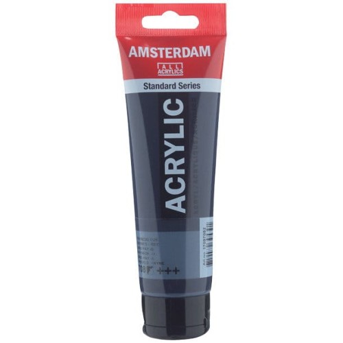 Farba akrylowa Talens Amsterdam 120ml - 708 Paynes grey #1