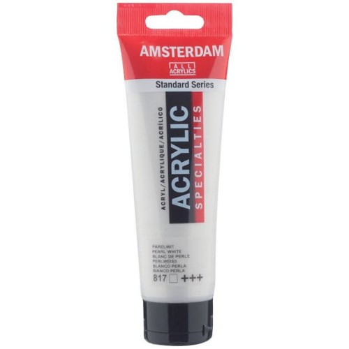 Farba akrylowa Talens Amsterdam 120ml - 817 Pearl white #1