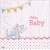 Serwetka 33x33cm - Hello Baby light rose #3