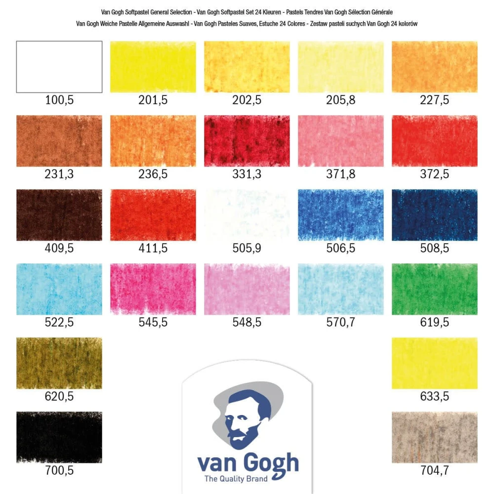 Zestaw pasteli suchych Van Gogh - 24 szt #4