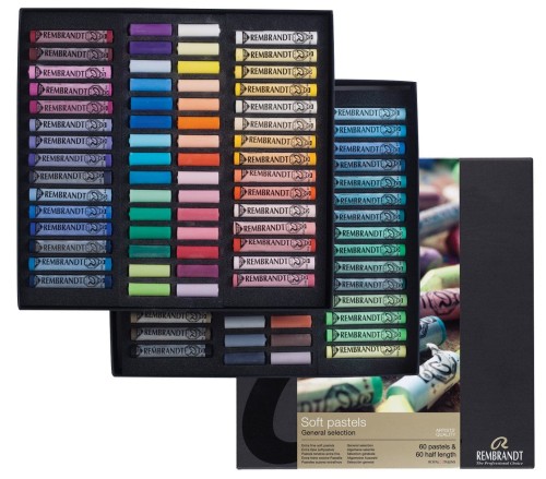 Zestaw suchych pasteli Rembrandt 60+60 - komplet Master #1