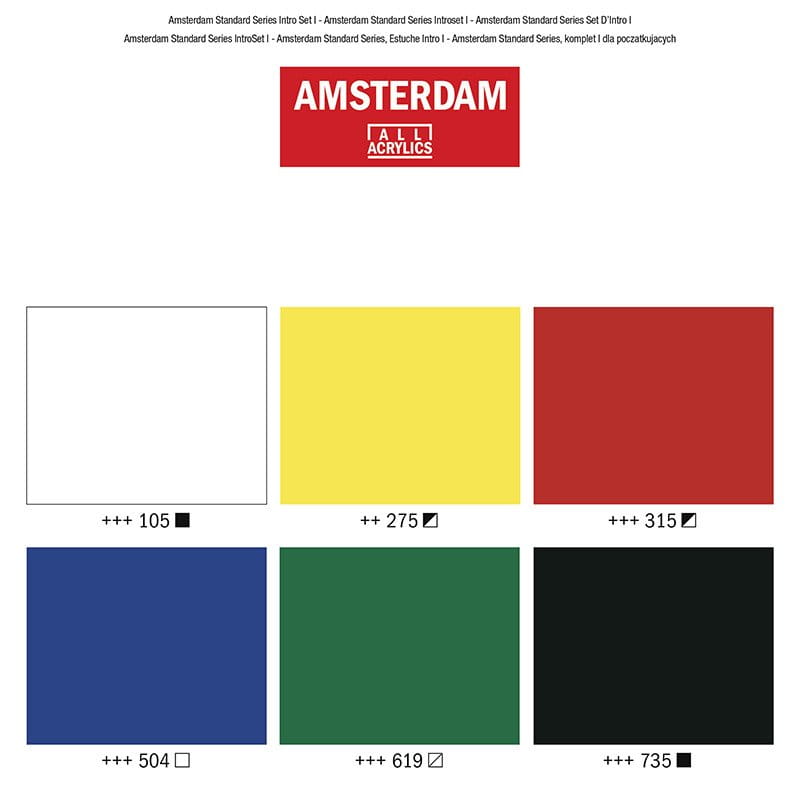 Farby akrylowe Amsterdam 6 szt. 20ml #3