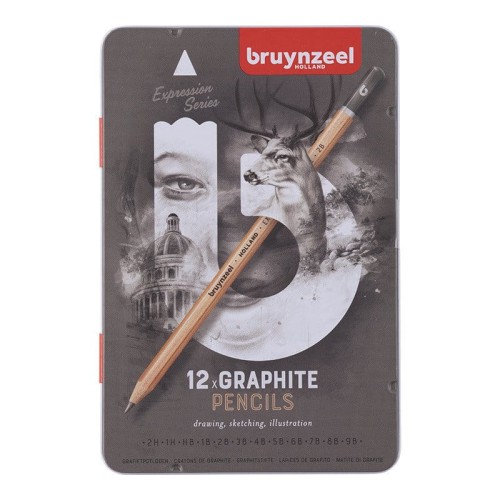 Zestaw ołówków grafitowych 12 szt. Bruynzeel #2