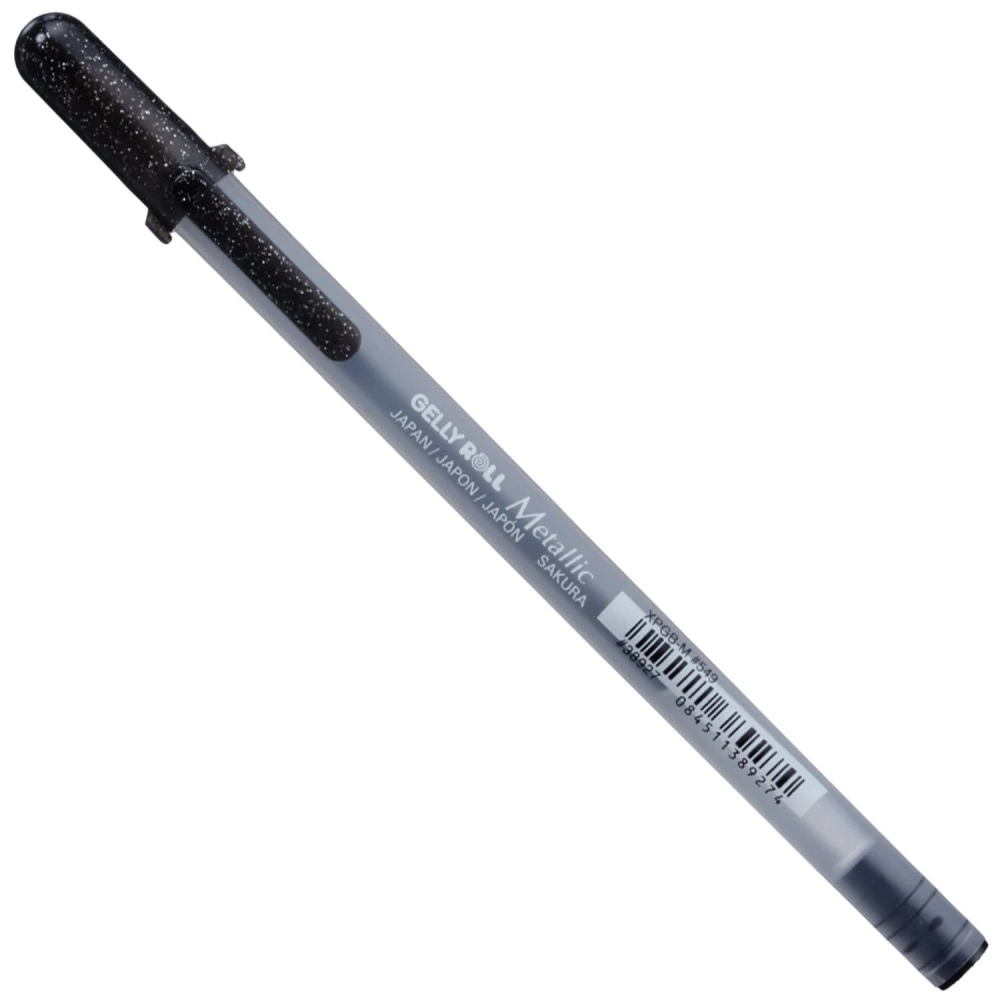 Pisak żelowy Gelly Roll Metallic - Black (grafitowy) #1