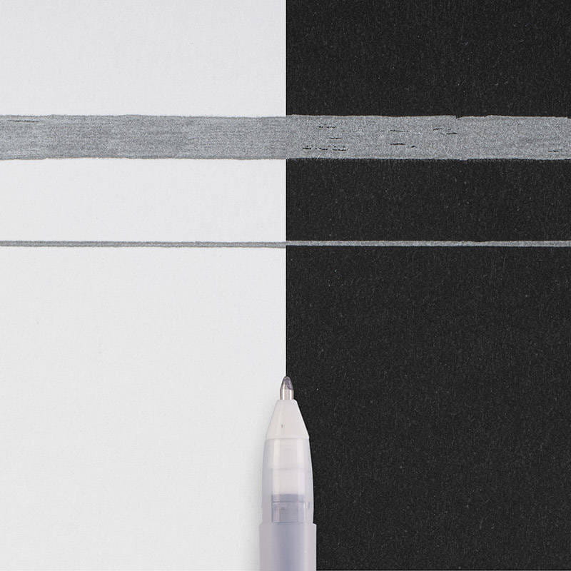 Pisak żelowy Gelly Roll Metallic - Black (grafitowy) #2