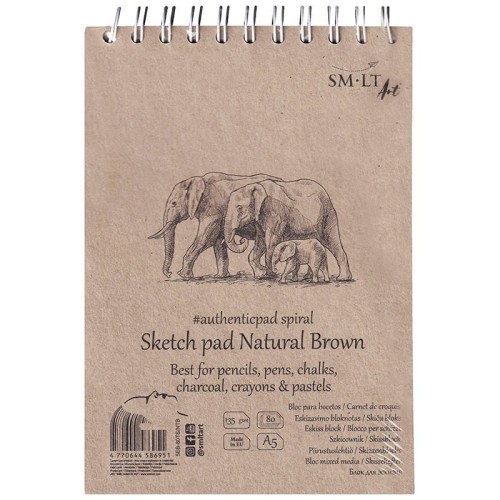 Blok szkicowy (szkicownik) Sketch Pad SM-LT 135 g - A5, 80 arkuszy #1
