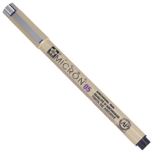 Cienkopis Pigma Micron 05 - Black 0,45mm - Sakura - czarny #1