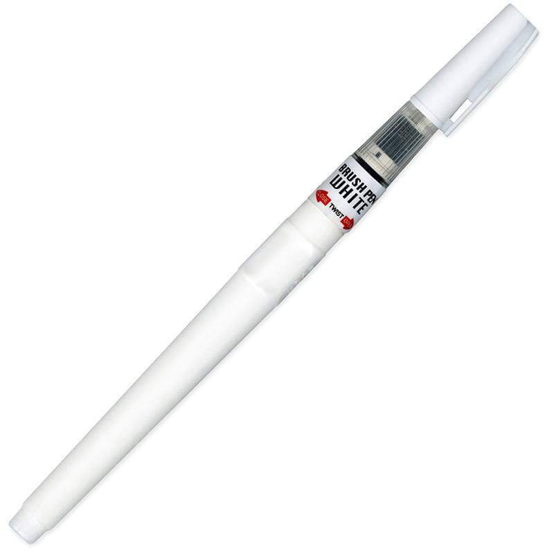 Pisak pędzelkowy Brusch Pen White - Tusz alkoholowy #1