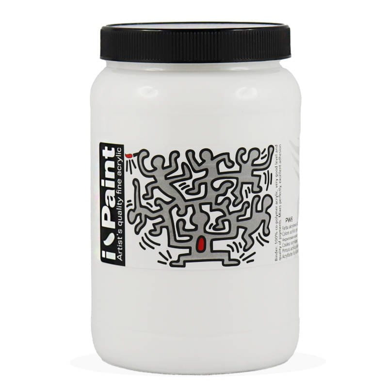 Farba akrylowa I-Paint Renesans 500ml - biel tytanowa (biała) #1