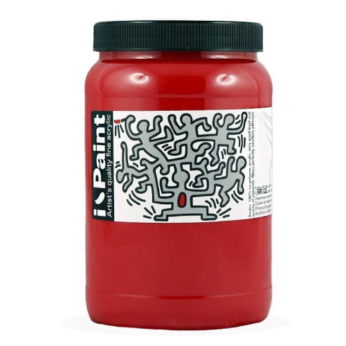Farba akrylowa I-Paint Renesans 500ml - karmin (czerwona) #1