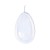 Jajko plastikowe akrylowe 10 cm #1