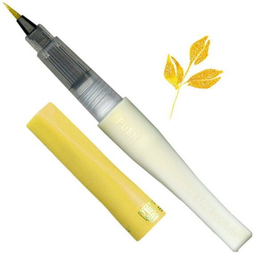 Pisak Wink of Stella Brush - Gold - ZIG Kuretake złoty #1