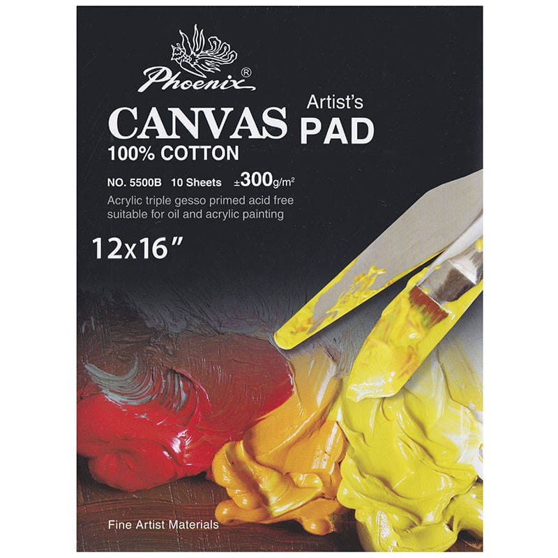 Płótno malarskie w bloku Phoenix 300g - 12x16, 10 arkuszy #1