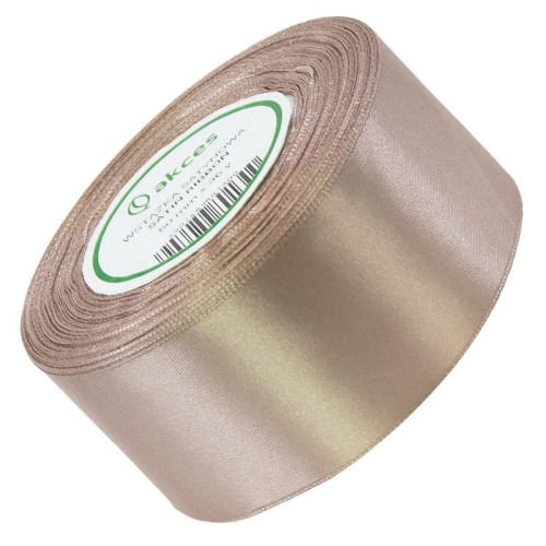 Wstążka satynowa antyczne złoto 50mm - 32mb #1