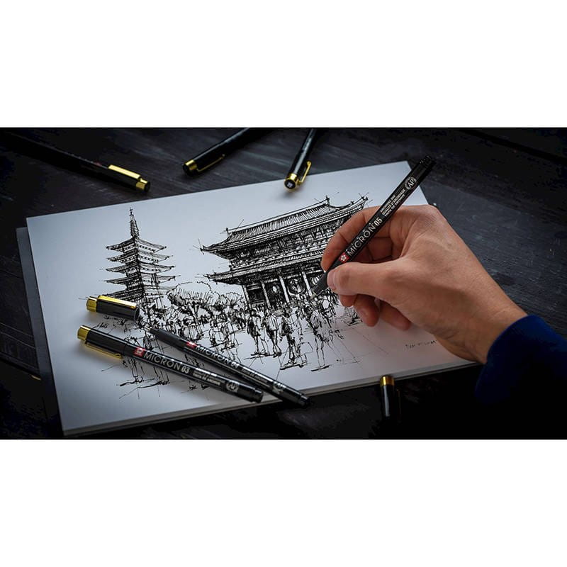 Zestaw cienkopisów Pigma Micron BLACK YOS - 3szt. #3