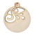 Drewniana ozdoba zawieszka bombka 6cm - Ornament #1