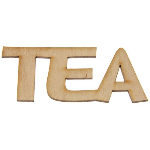Drewniany napis TEA 3,5 x 9cm Decor #1