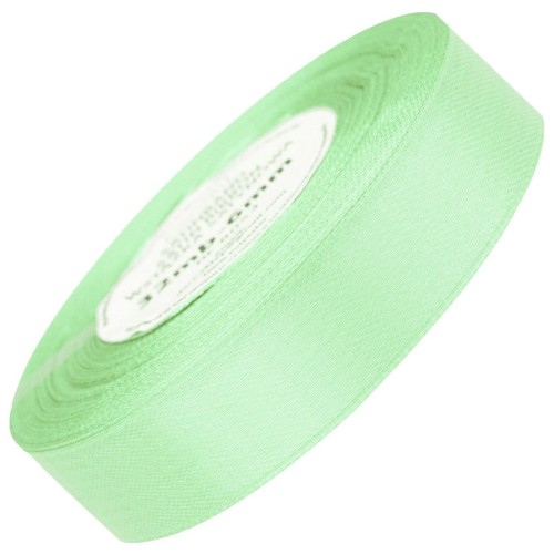 Wstążka satynowa zieleń miętowa 25mm - 32mb #1
