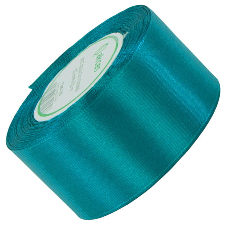 Wstążka satynowa morska 50mm - 32mb #1