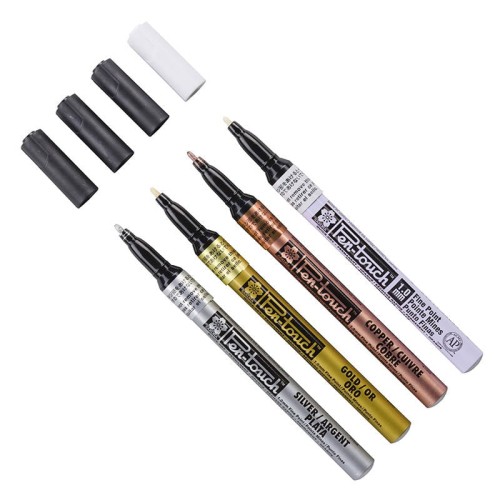 Markery metaliczne Pen-Touch - Zestaw 4 kolorów 1.0mm #2