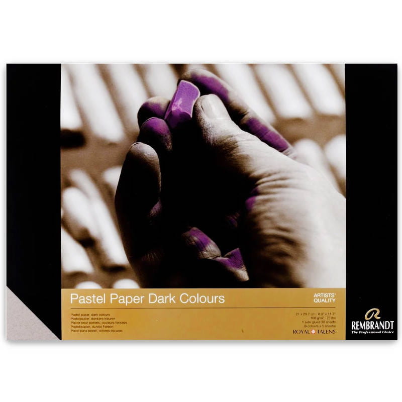Blok do pasteli Rembrandt A4 - Dark Colours 30 arkuszy #1