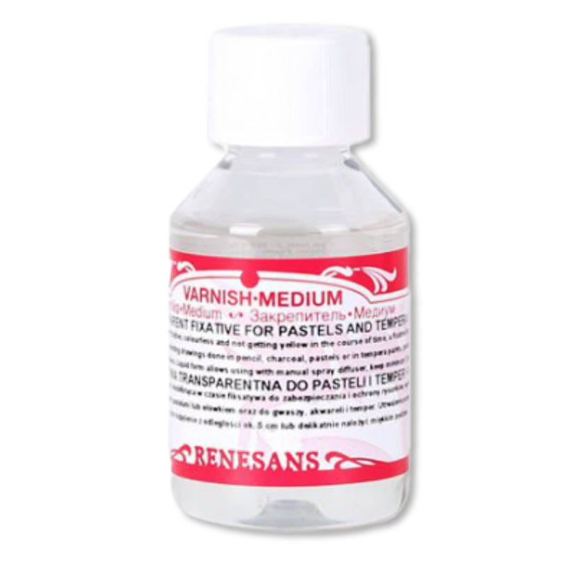 Fiksatywa werniks do pasteli i temper 100ml Renesans #1