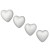 Serca styropianowe 6 cm LOVEART - 4szt #2
