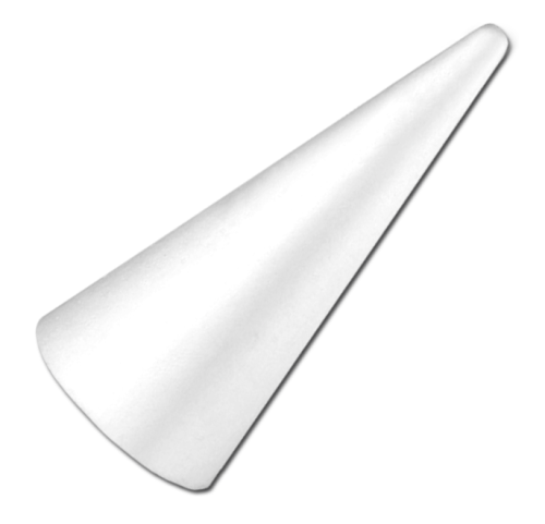 Stożek styropianowy 38 cm  LOVEART - 1szt #1