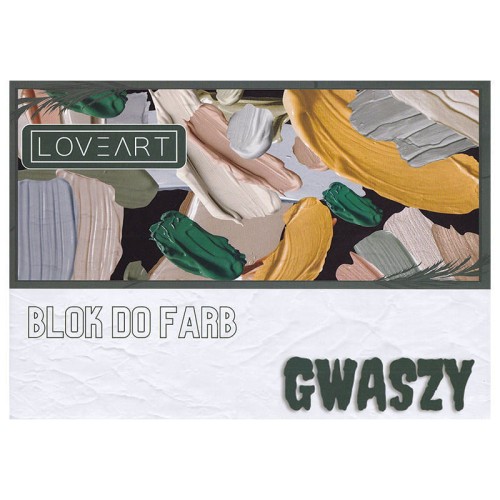 Blok do farb gwaszy Loveart 160g - 210x297mm #1