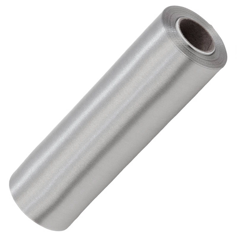 Wstążka satynowa do kokard 16cm - ciemne srebro #1