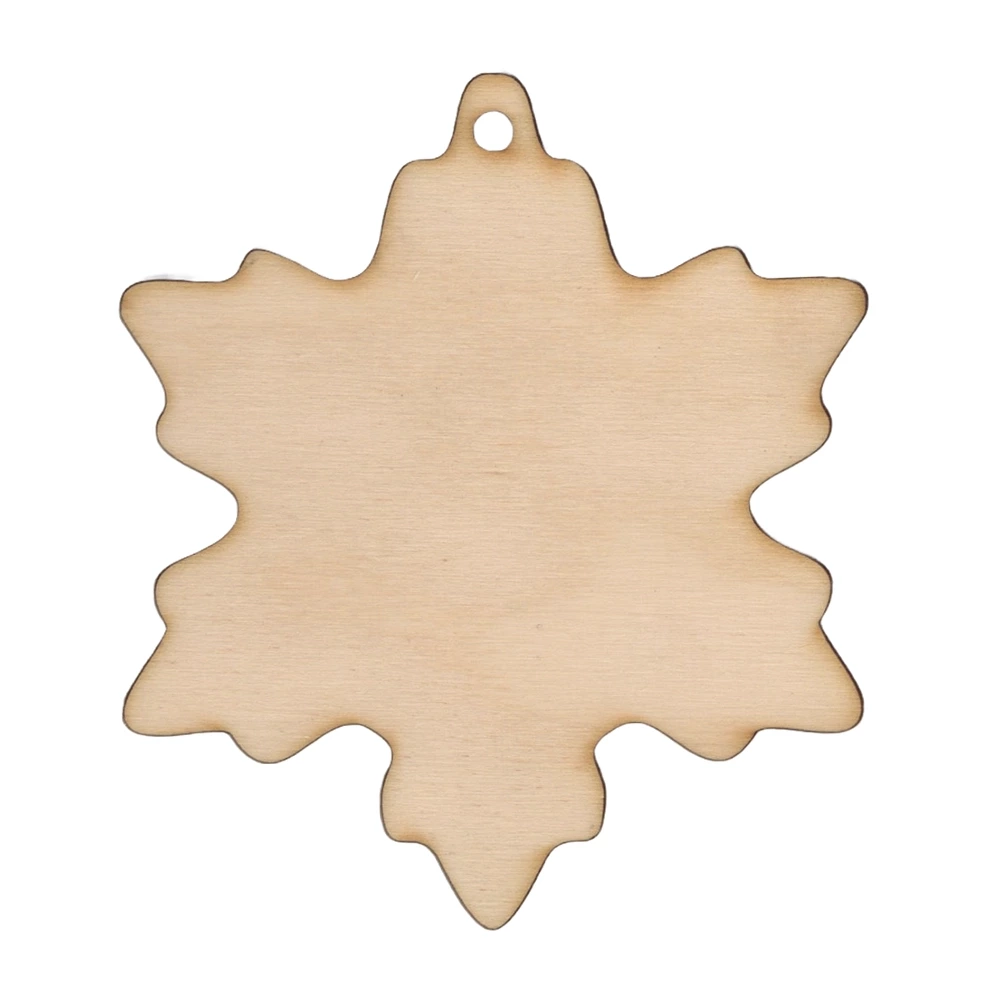 Drewniana ozdoba do Decoupage Śnieżynka Decor - 12cm #1