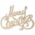 Drewniana zawieszka napis Merry Christmas 20cm Decor #1