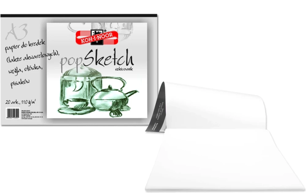 Blok szkicownik Pop Sketch Koh-I-Noor 100 g - A3, 20 arkuszy #2