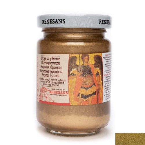 Brąz w płynie farba metaliczna Renesans 125ml brąz #1