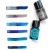 Zestaw tuszy do kaligrafii Ocean Manuscript 6x7ml odcienie niebieskie #3