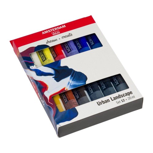 Zestaw farb akrylowych Urban Landscape Amsterdam 12x20ml #2