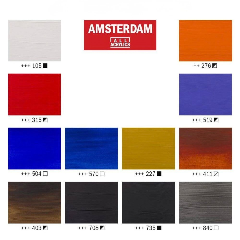 Zestaw farb akrylowych Urban Landscape Amsterdam 12x20ml #5